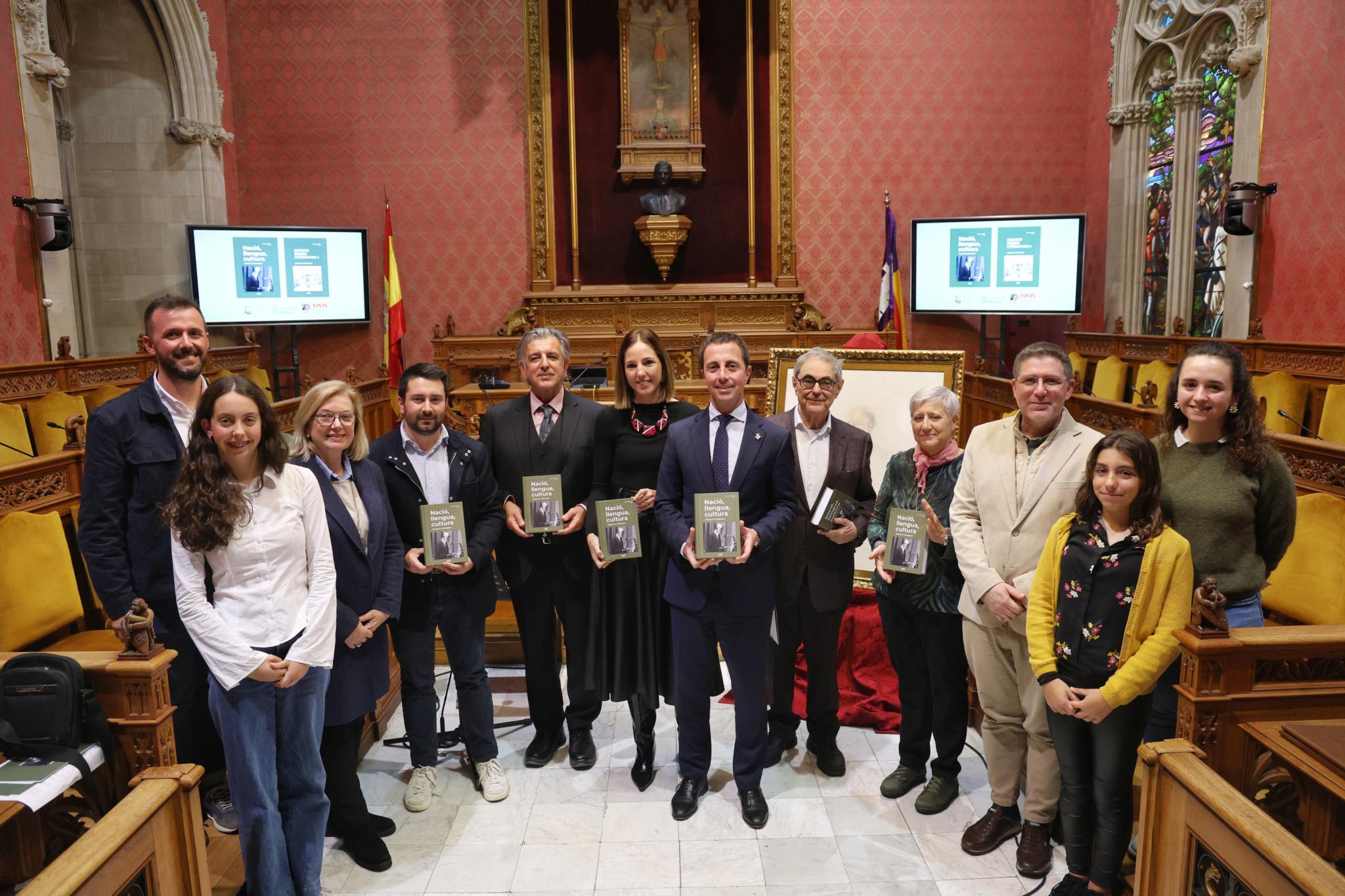 Presentació dels volums I i II de les Obres completes a la Sala de Plens del Consell de Mallorca