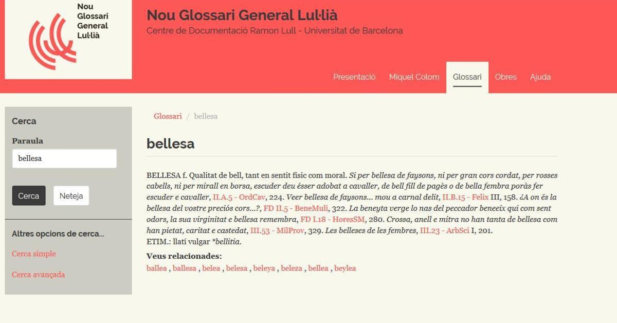Nou Glossari General Lul·lià